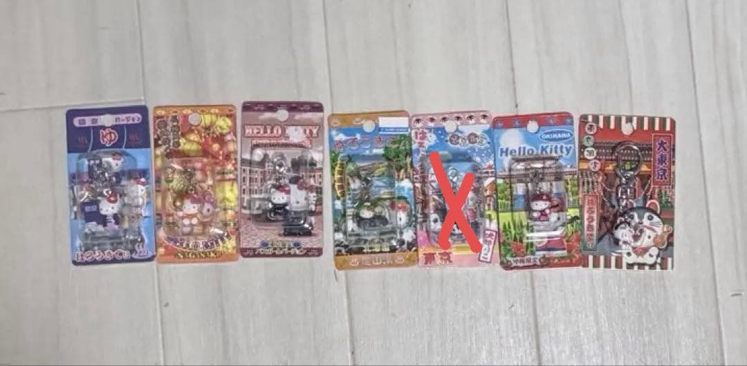 ご当地キティ ハローキティ 根付け ファスナーマスコット 他 25個 まとめ売り