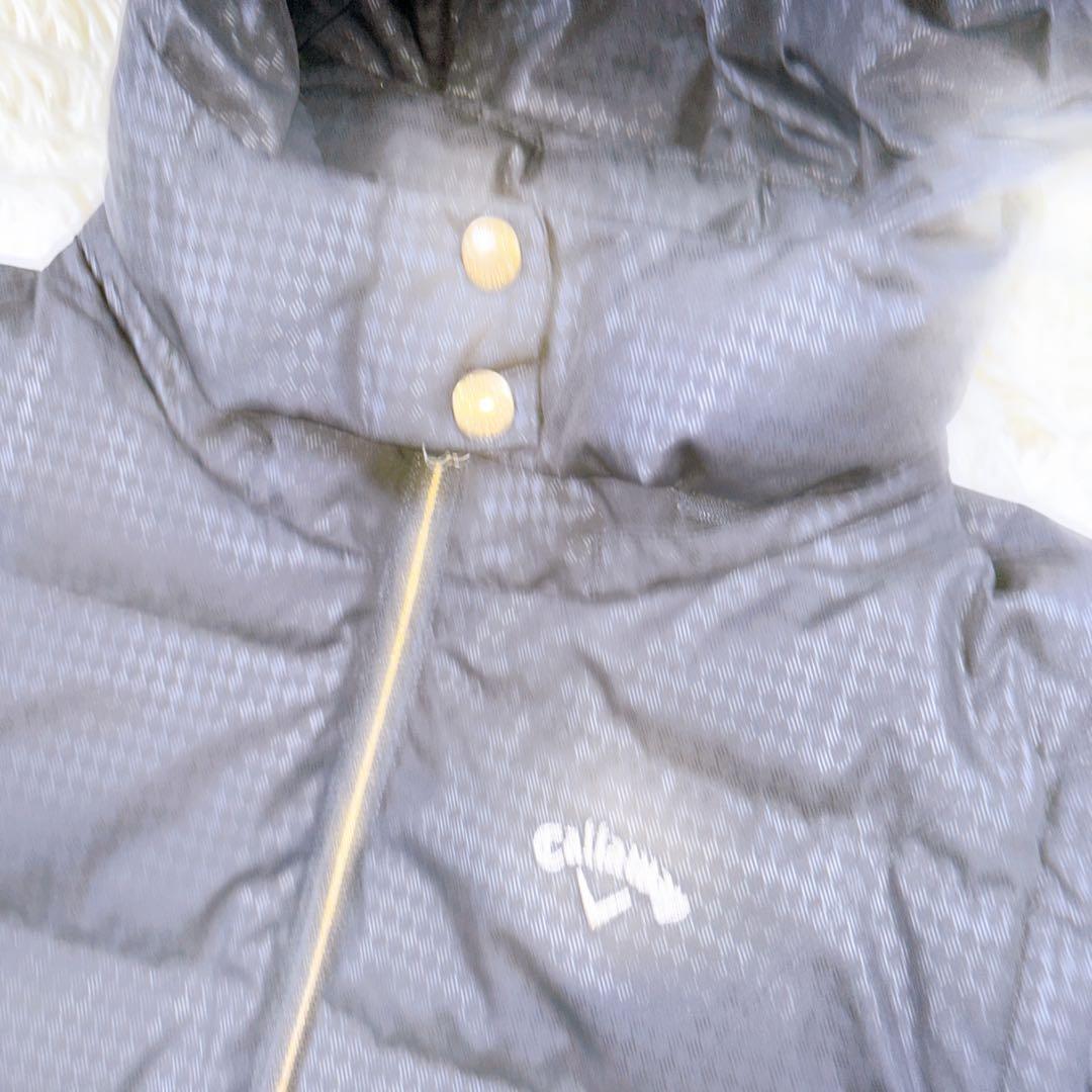 【サイズL⭐️3WAY】キャロウェイ　ダウンジャケット　ゴルフ　金刺繍　アーガイル