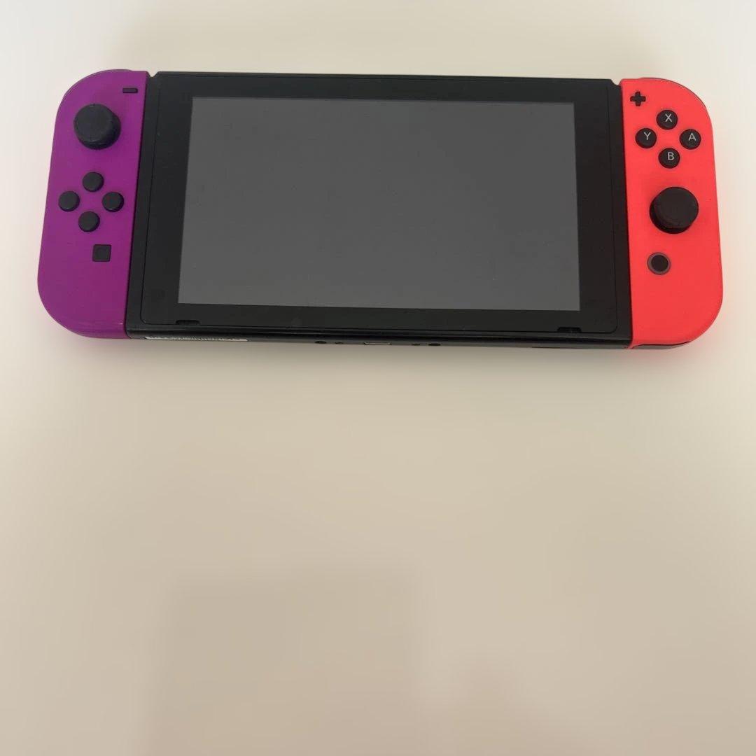 Nintendo Switch 本体 ピンク/パープル　ソフト付き