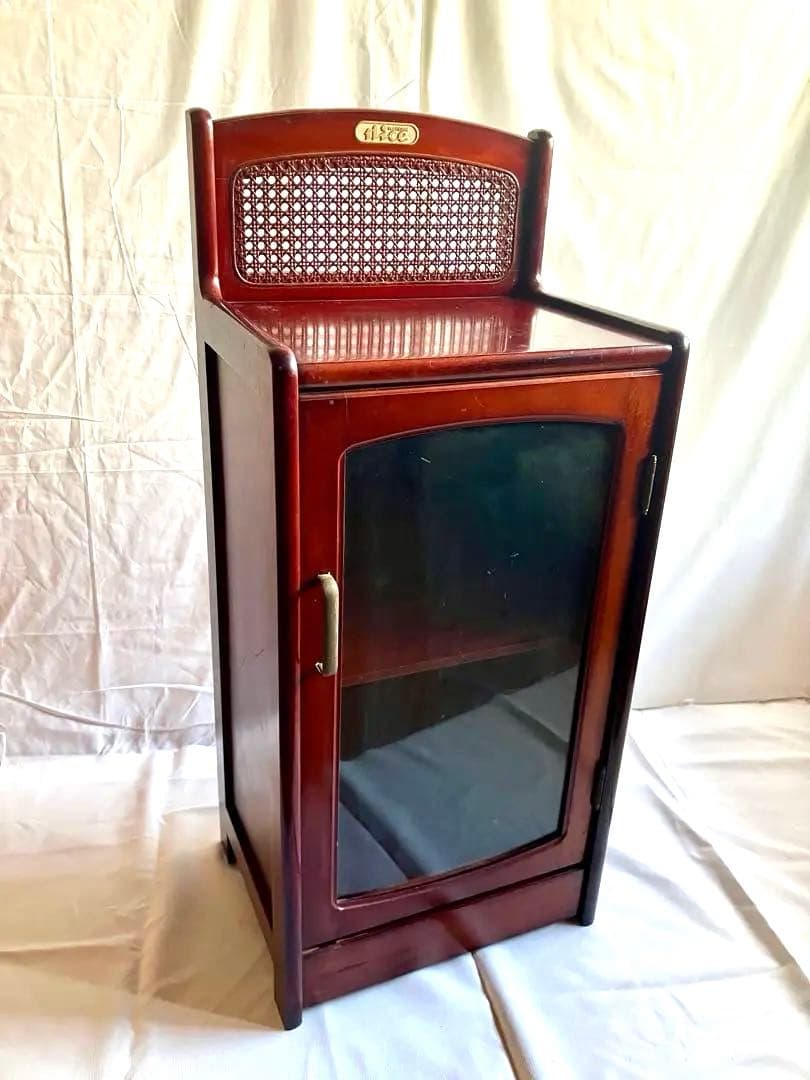 最終価格✅昭和ビンテージ✅昭和の電話台キャビネット/片扉2段