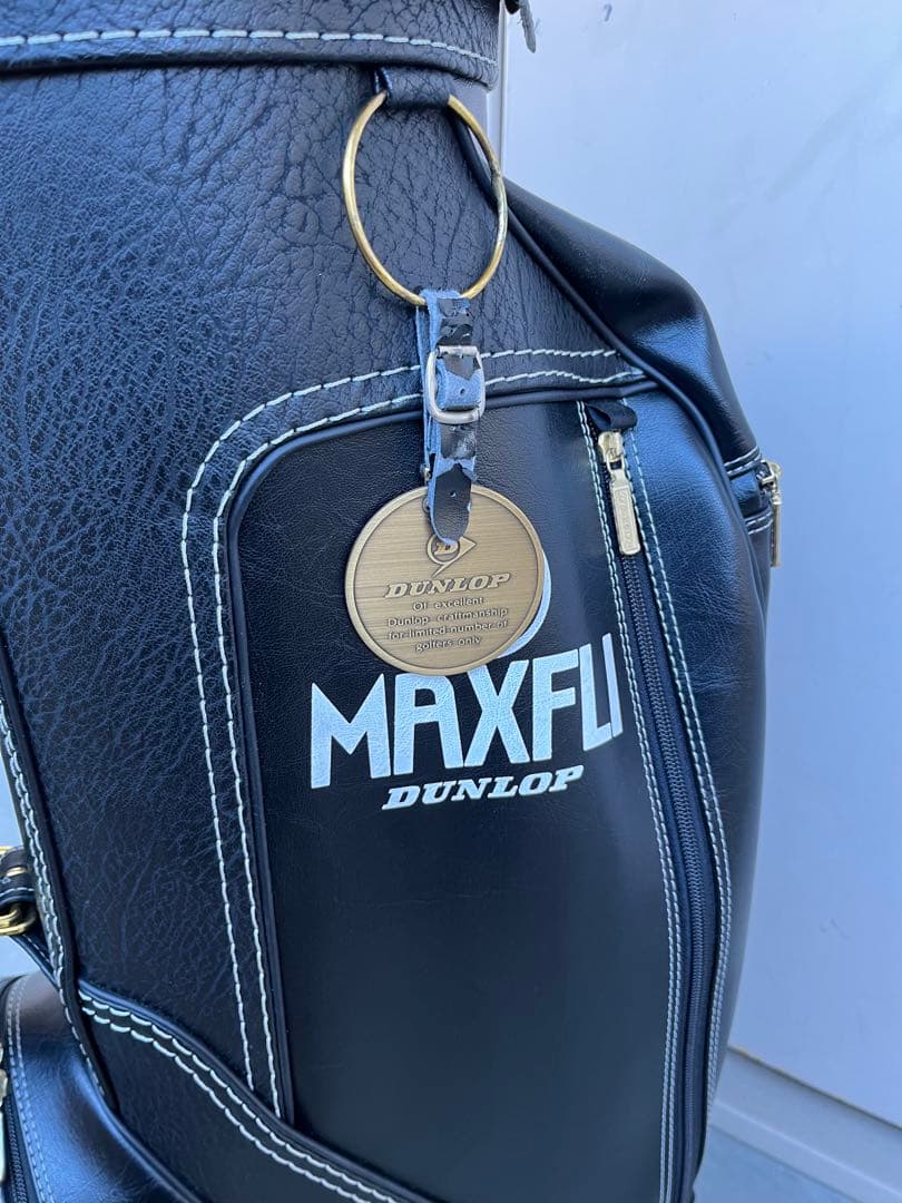 激レア！美品！DUNLOP MAXFLI キャデバッグ　合成皮革8.5型