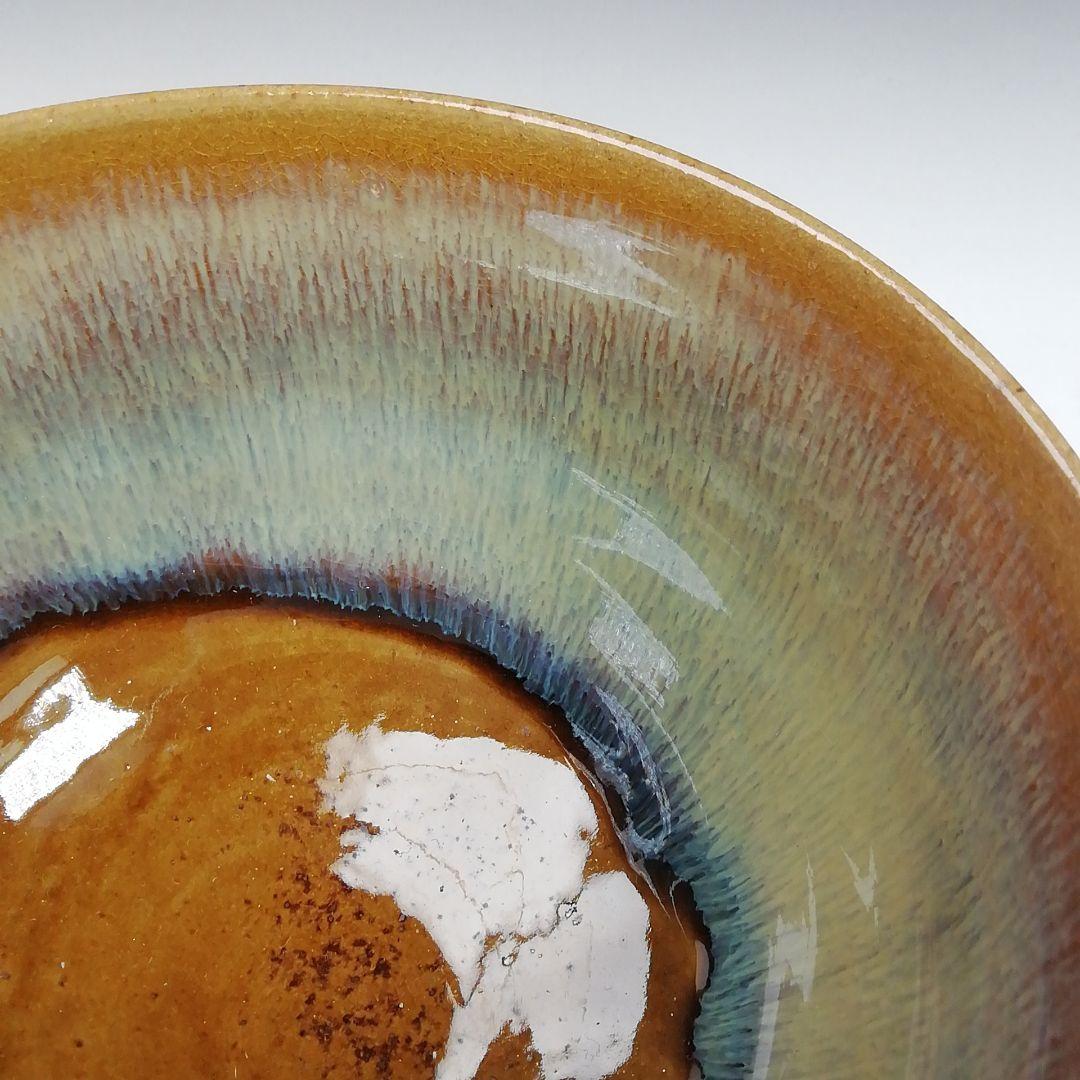 Ｗ５４　茶碗　『高取　茶碗』『亀井味楽 造』　共箱　抹茶碗　茶道具