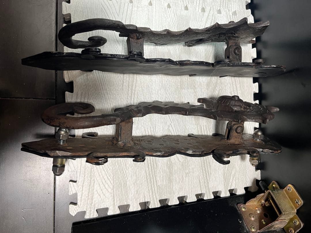 タツノオトシゴ　取手　鉄製