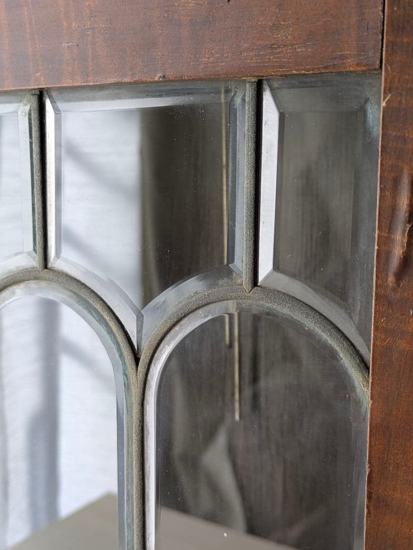 木製　アンティーク　昭和レトロ　柱時計　振り子時計　ゼンマイ式　壁掛け時計