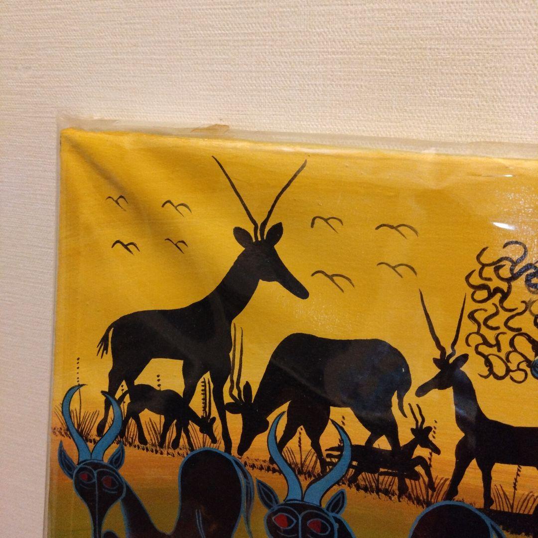 ティンガティンガ アフリカ tingatinga 絵画 ポップアート 60×60