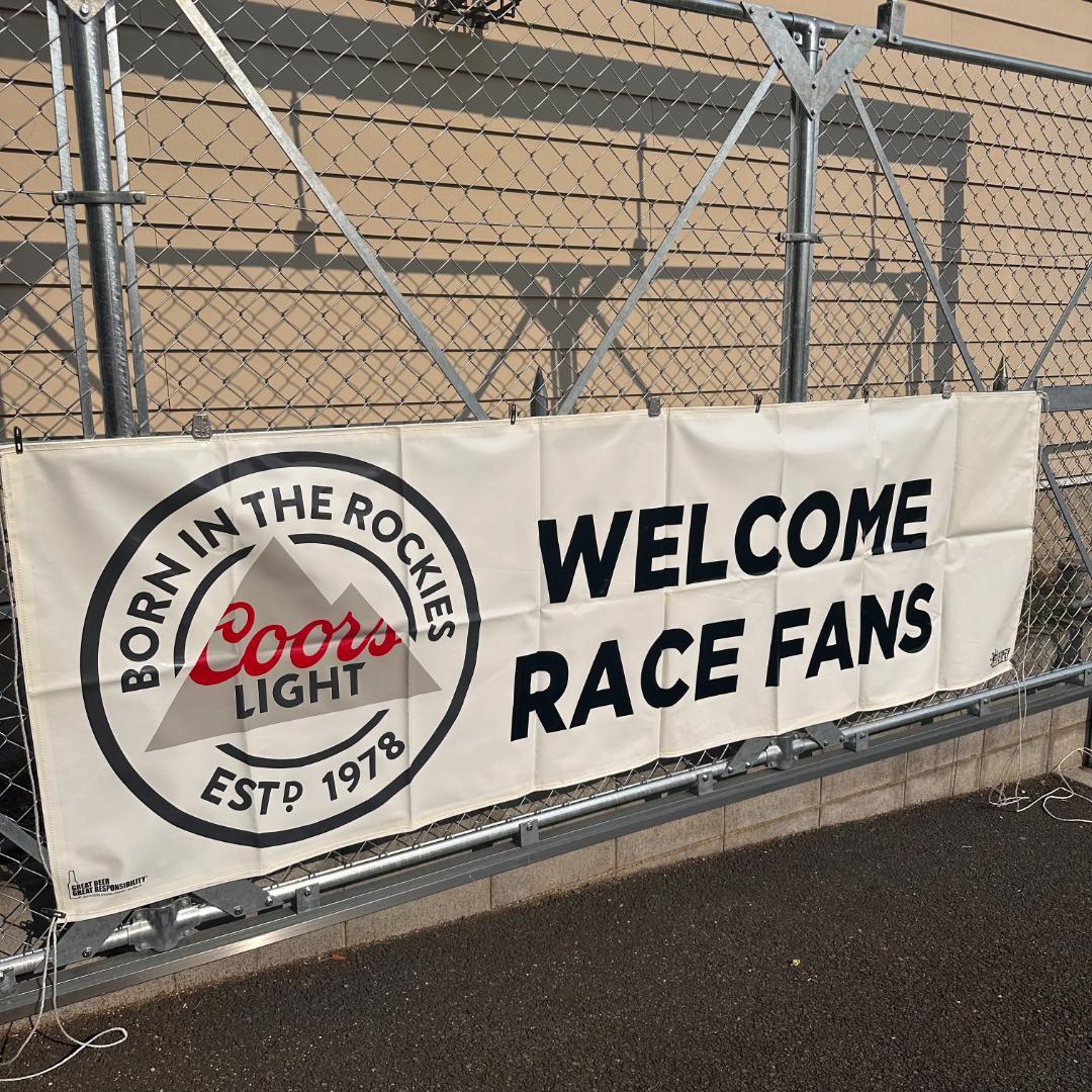 Coors LIGHT バナー ／アメリカンビール販促バナー