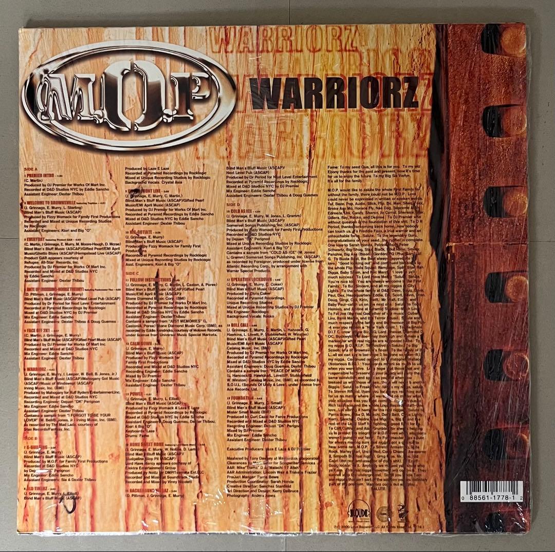オリジナル美品！M.O.P. / WARRIORZ 2LP