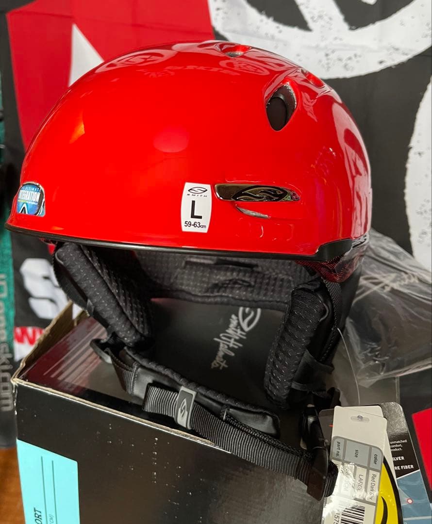 Smith スミス　Transport ヘルメット L レッド