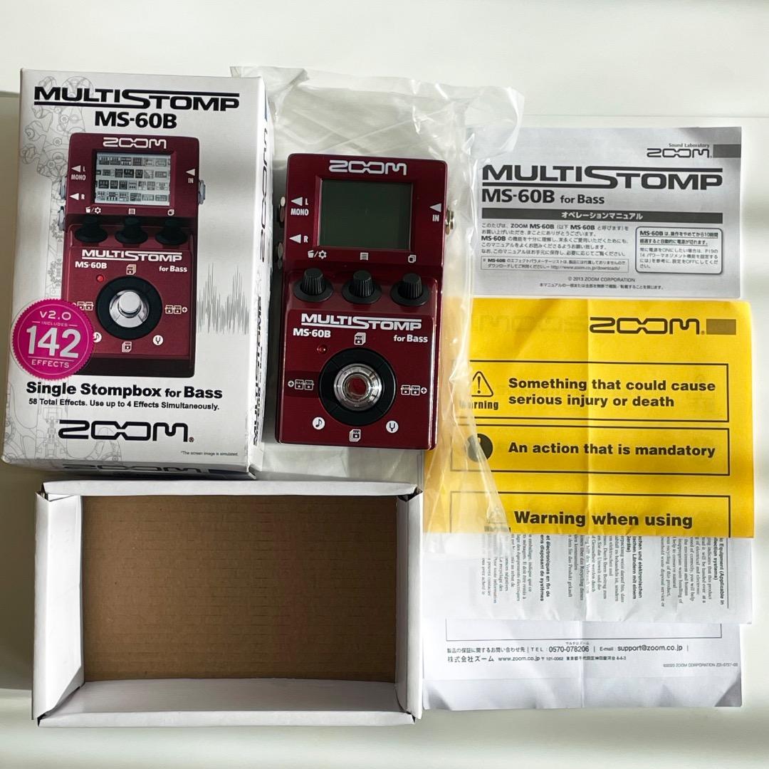 ZOOM MS-60B Bass MultiStomp マルチストンプ ズーム