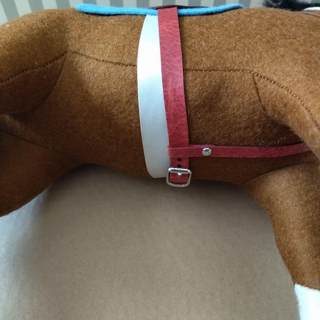【新品・ギフトBOX付】シュタイフ 木馬のぬいぐるみ お孫さんへの贈り物に