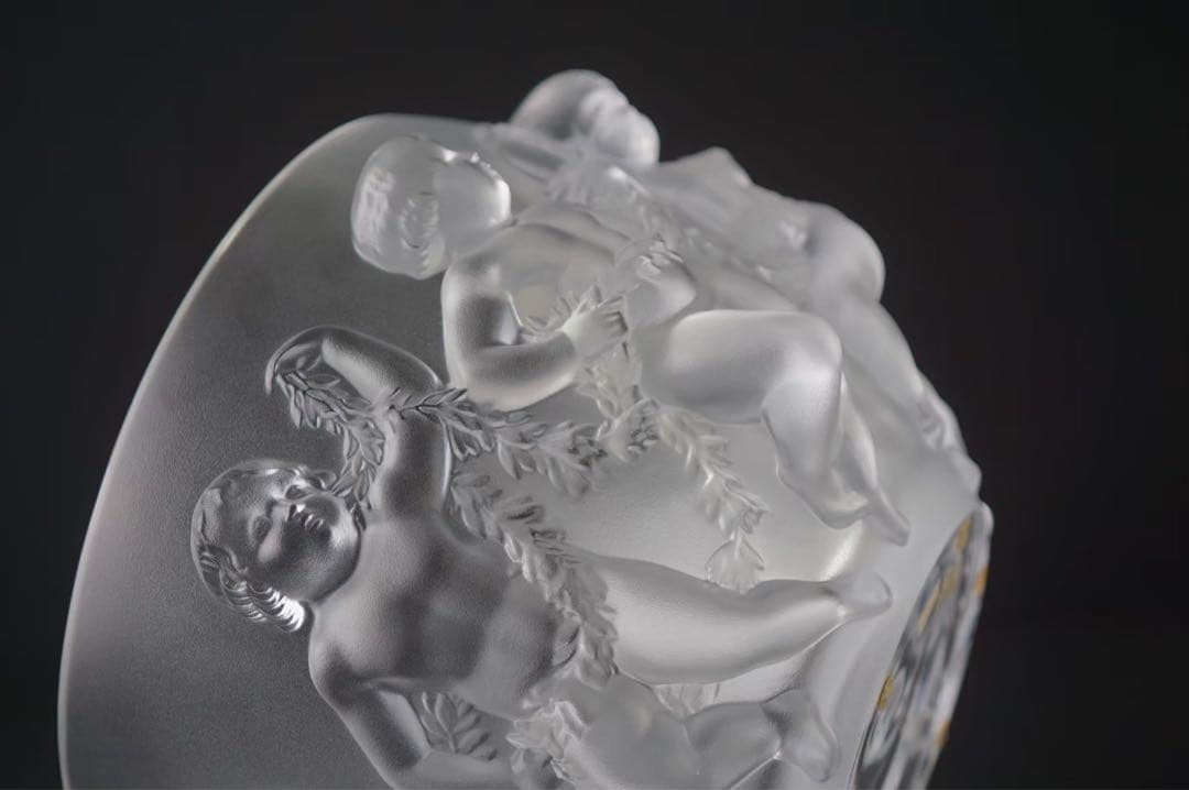 ルネ・ラリック「リュクサンブール」 花瓶 元箱あり R.LALIQUE