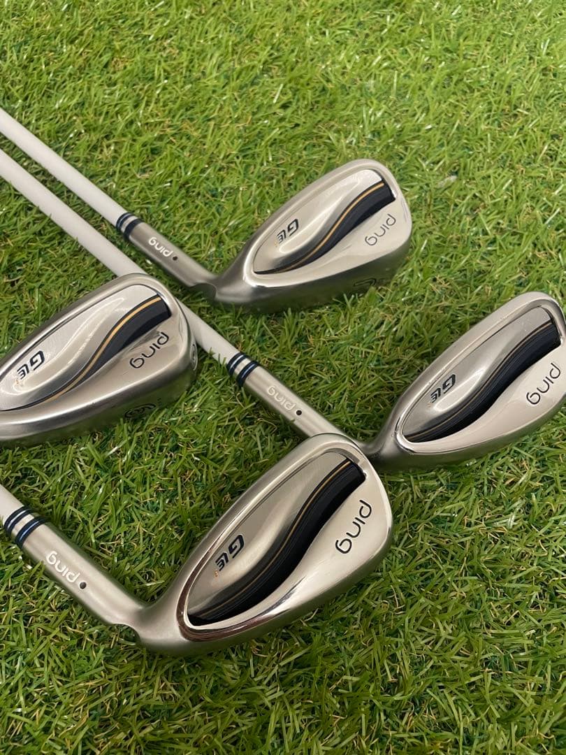 PING gle3 レディースアイアン 4本セット　A 純正カーボン