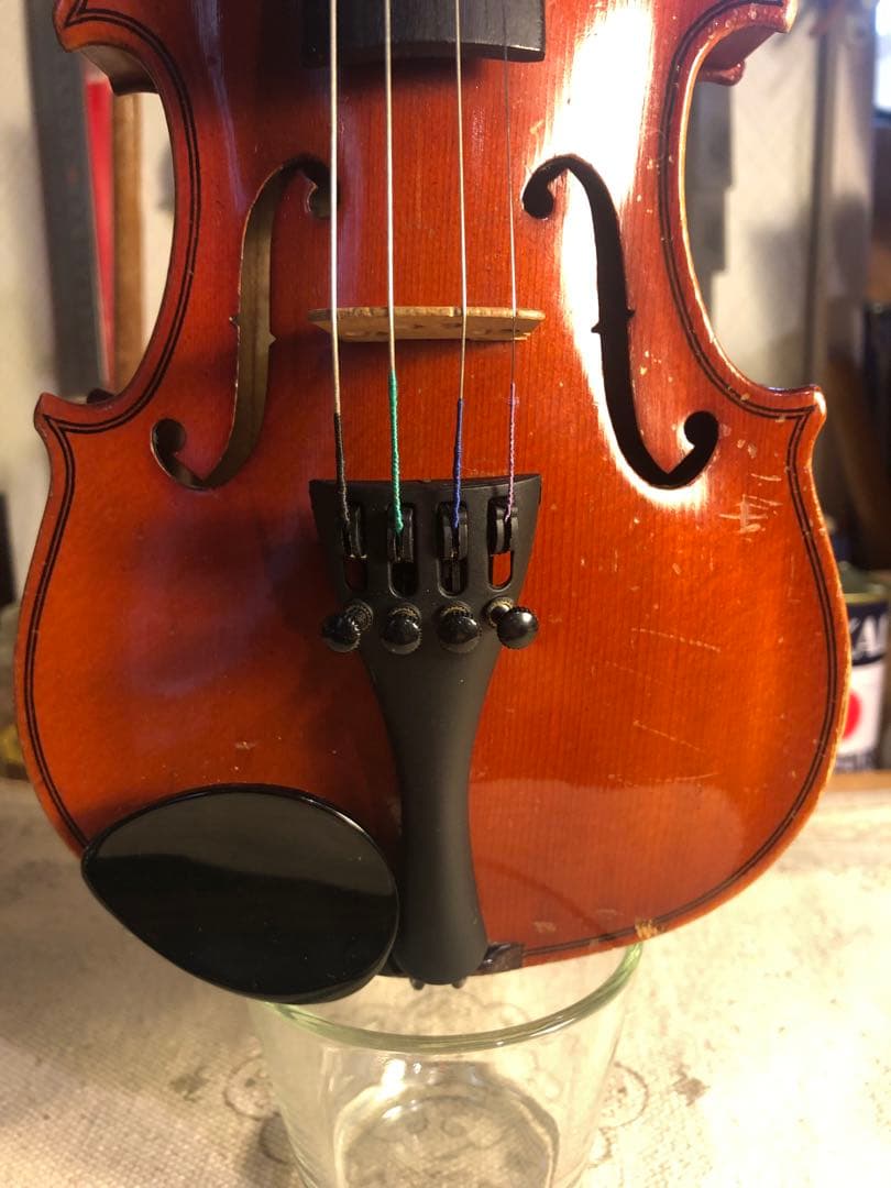 【駒&魂柱調整済】Suzuki分数バイオリンNo200 1/10 1981