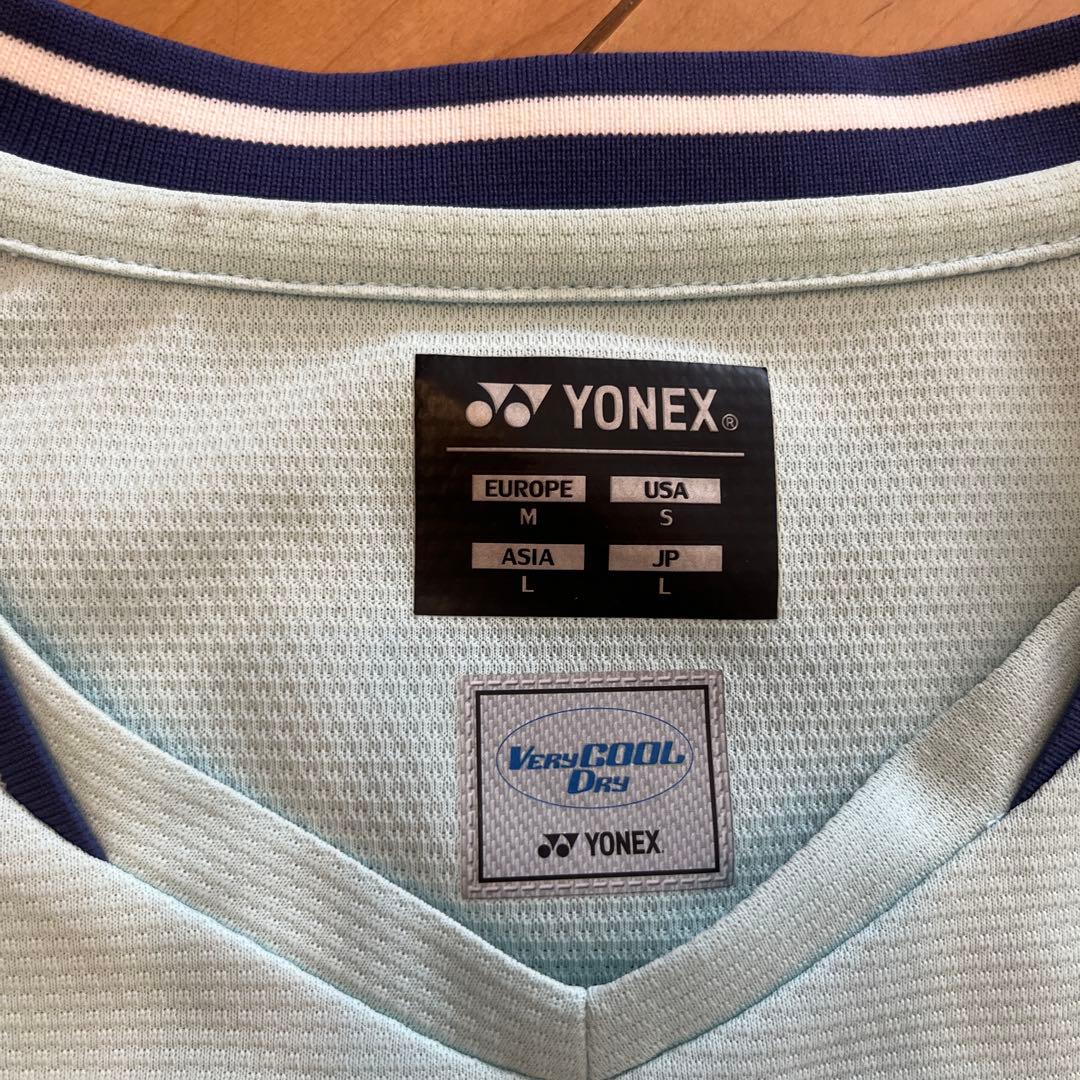 YONEX Tシャツ ハーフパンツ　水色　上下セット　ゲームシャツ