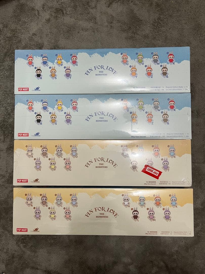 ラブブ PIN FOR LOVE ぬいぐるみ(N-Z) アソートボックス 5個