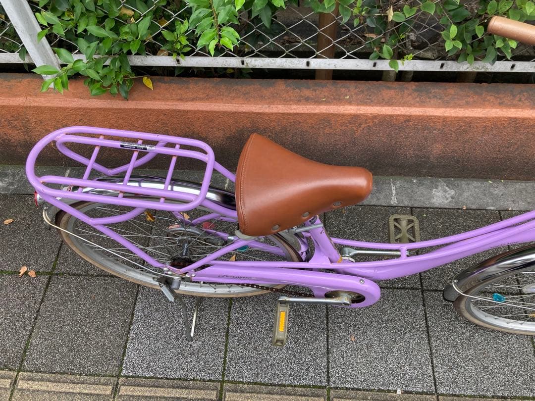 あさひ ASAHI フェリーク ジュニア 自転車24インチ パープル