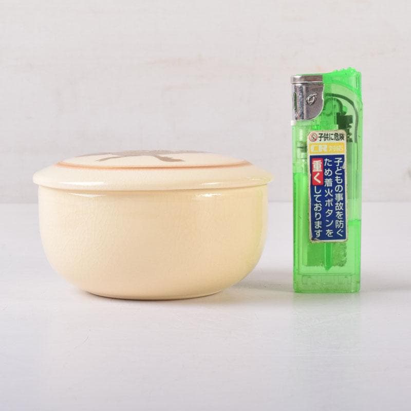 茶道具　色絵金彩　鳳凰文　香合　蓋物　在銘　時代箱　V　8271