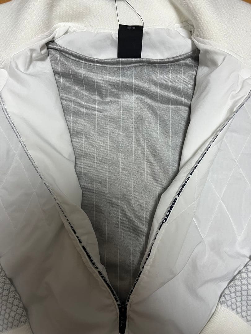 新品　白　M ゴルフ　オークリー OAKLEY ハイブリッド セーターブルゾン
