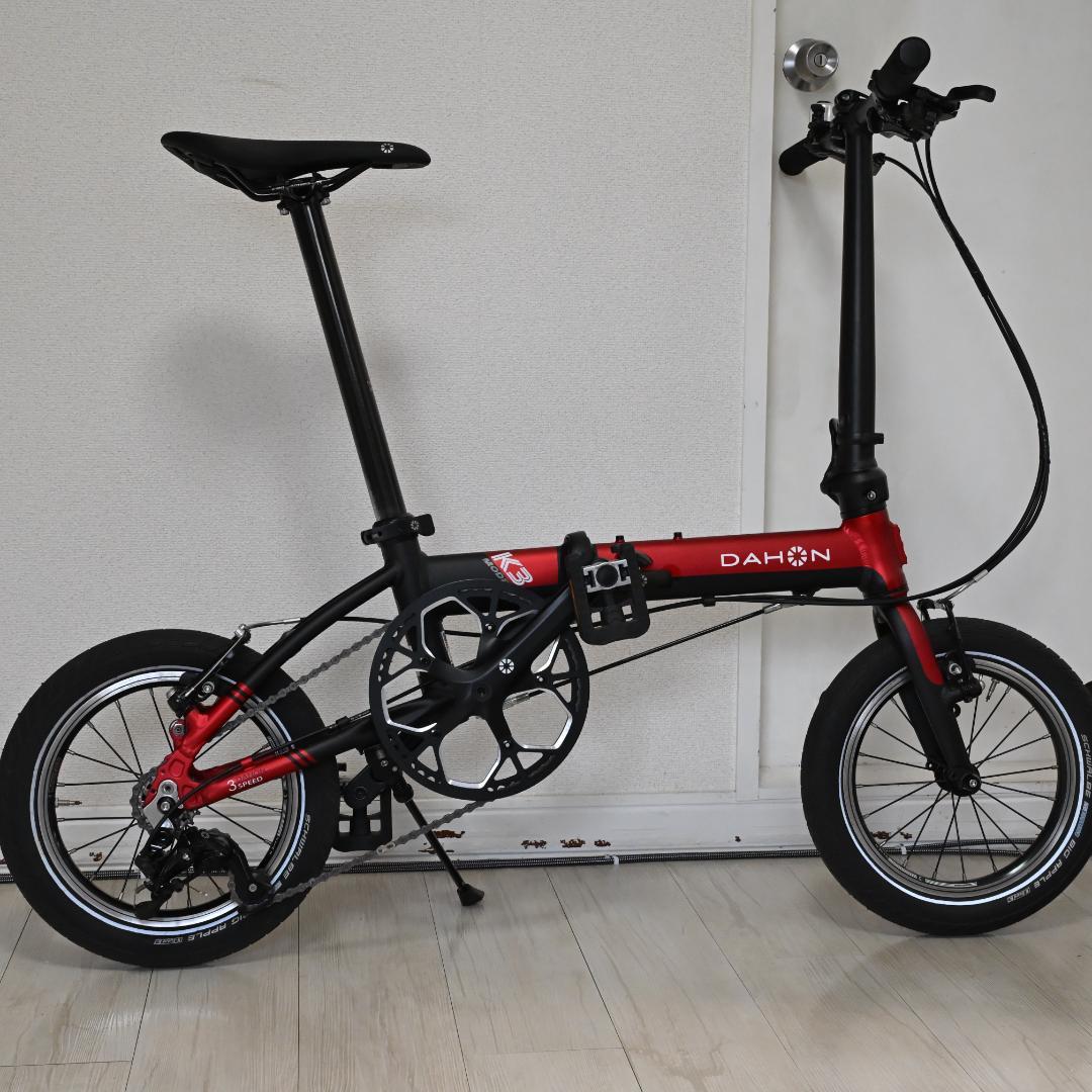 DAHON K3 折りたたみ自転車 レッド