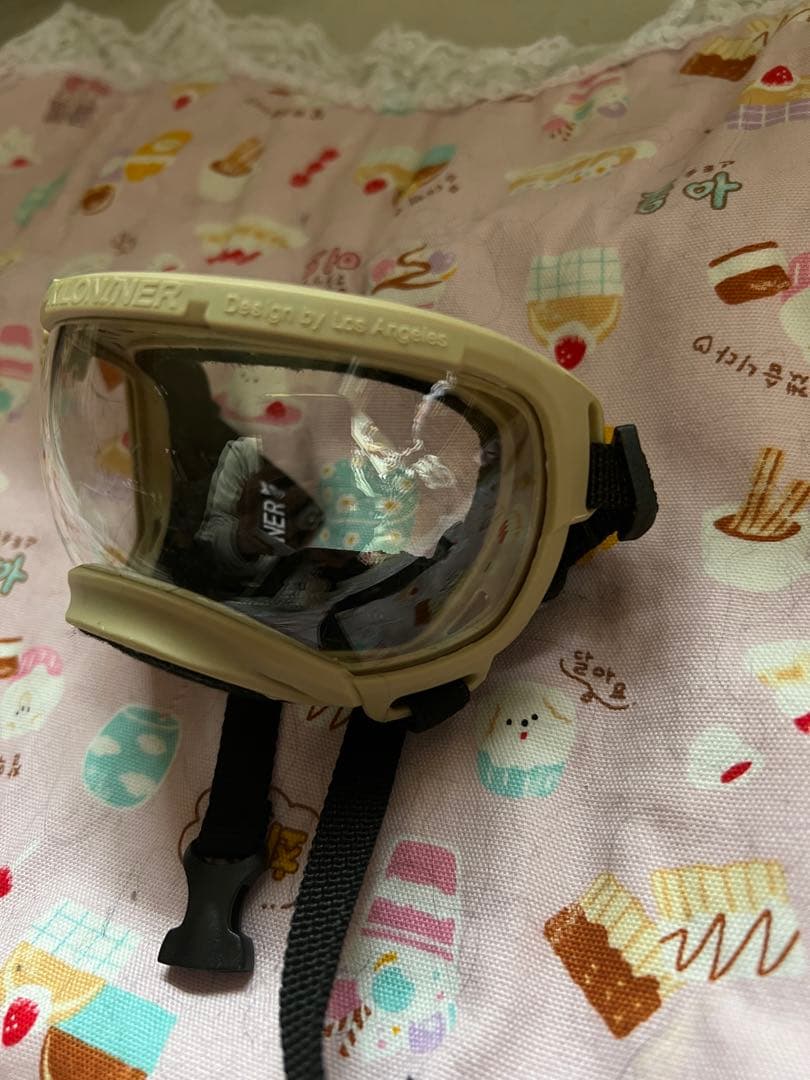 KILONINER 本格派犬用ゴーグル 付け外し可能なサングラス付き UVカット