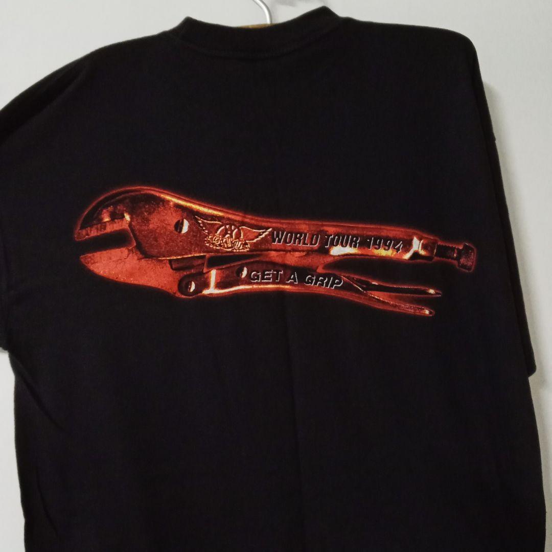 aerosmith GET A GRIP バンドTシャツ 黒AEROSMITH