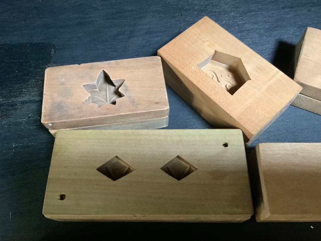 木製型抜きセット ９個 菓子型 落雁