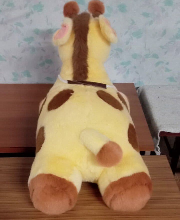 【未使用品】キッズバギー キリン ぬいぐるみ たのしい音入り乗用シリーズ 音なし