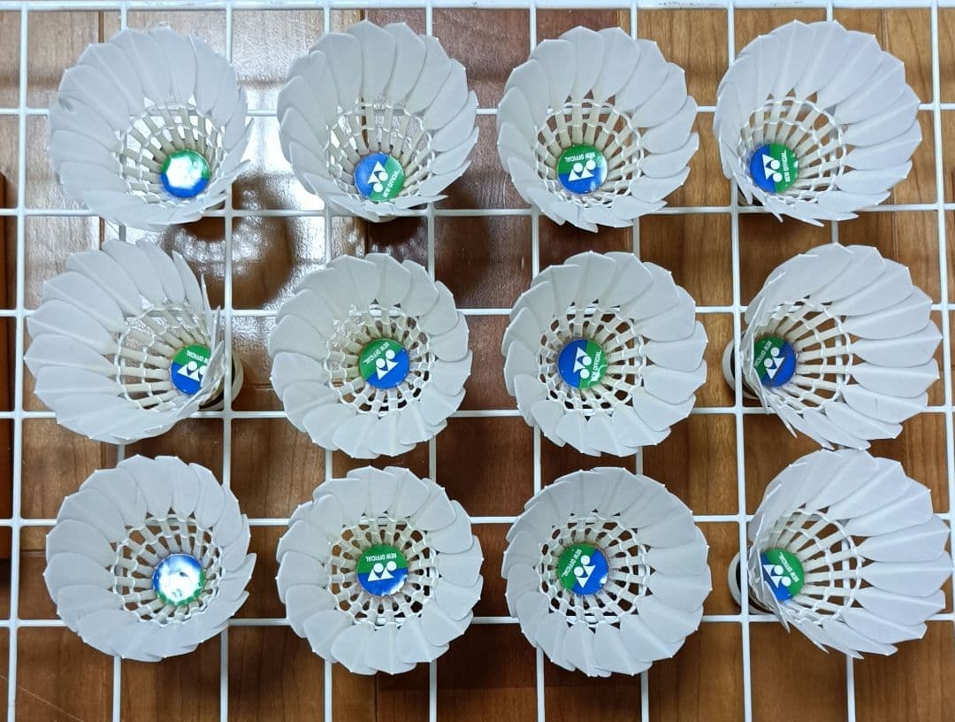 YONEX ヨネックス ニューオフィシャル 中古 10ダース シャトル 基礎羽根