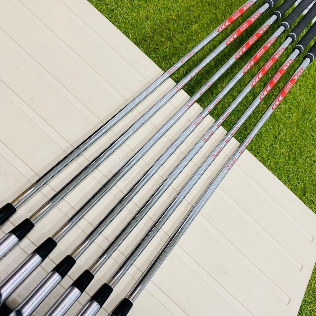 【良品】大人気モデル ピン i230 白ドット メンズアイアンセット 7本 R