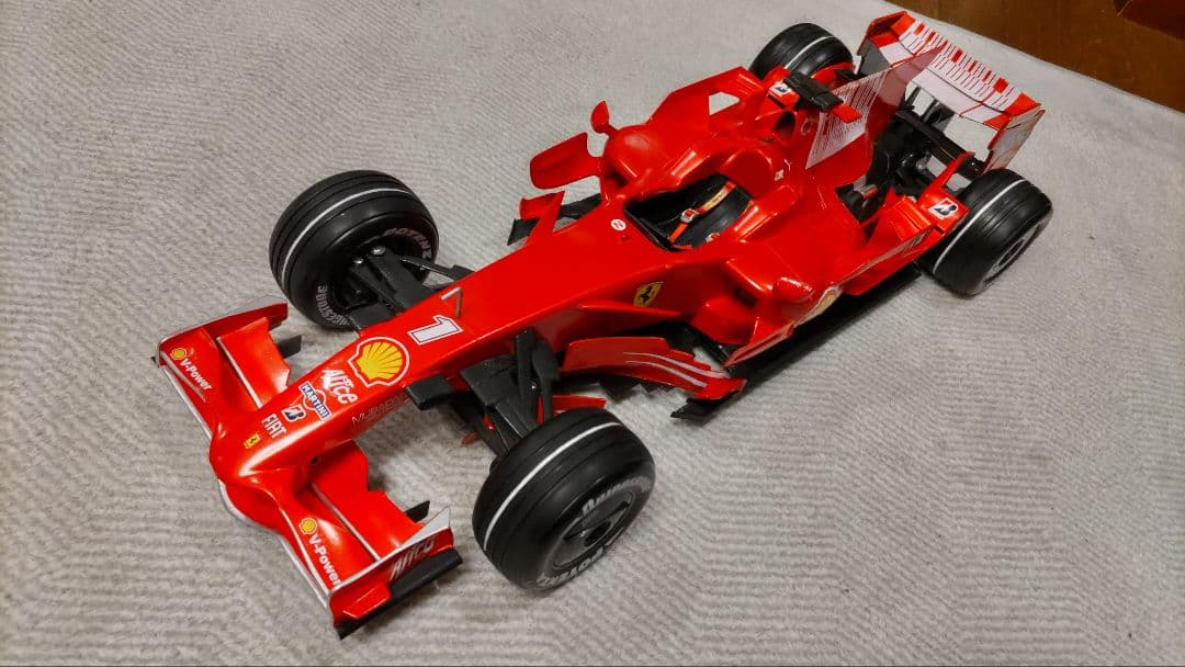 1/10 MJX フェラーリ F2008 ライコネン シャークフィン カスタム