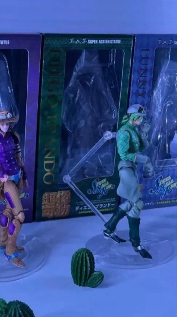 ジョジョの奇妙な冒険 超像可動 SBR 3種＋一番くじ ワーコレ 2種 セット