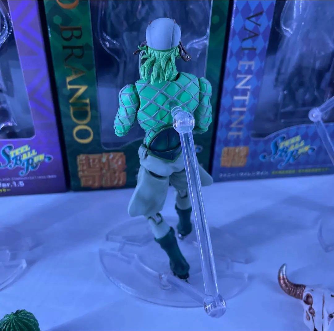 ジョジョの奇妙な冒険 超像可動 SBR 3種＋一番くじ ワーコレ 2種 セット