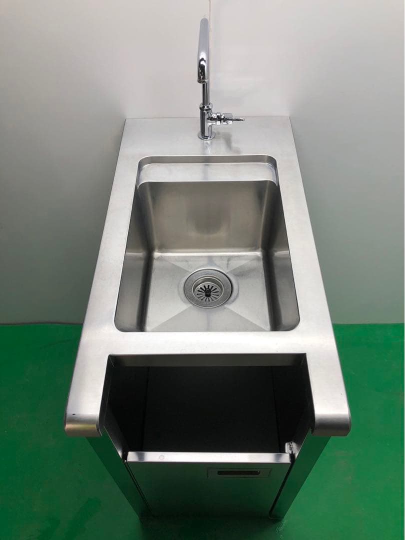 ☆工場整備品☆一槽シンク　美品　幅400 ステンレス　業務用