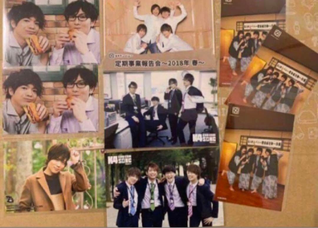 『小松昌平』直筆サイン入り色紙　他 K4カンパニー（益山武明・増元拓也・濱健人）