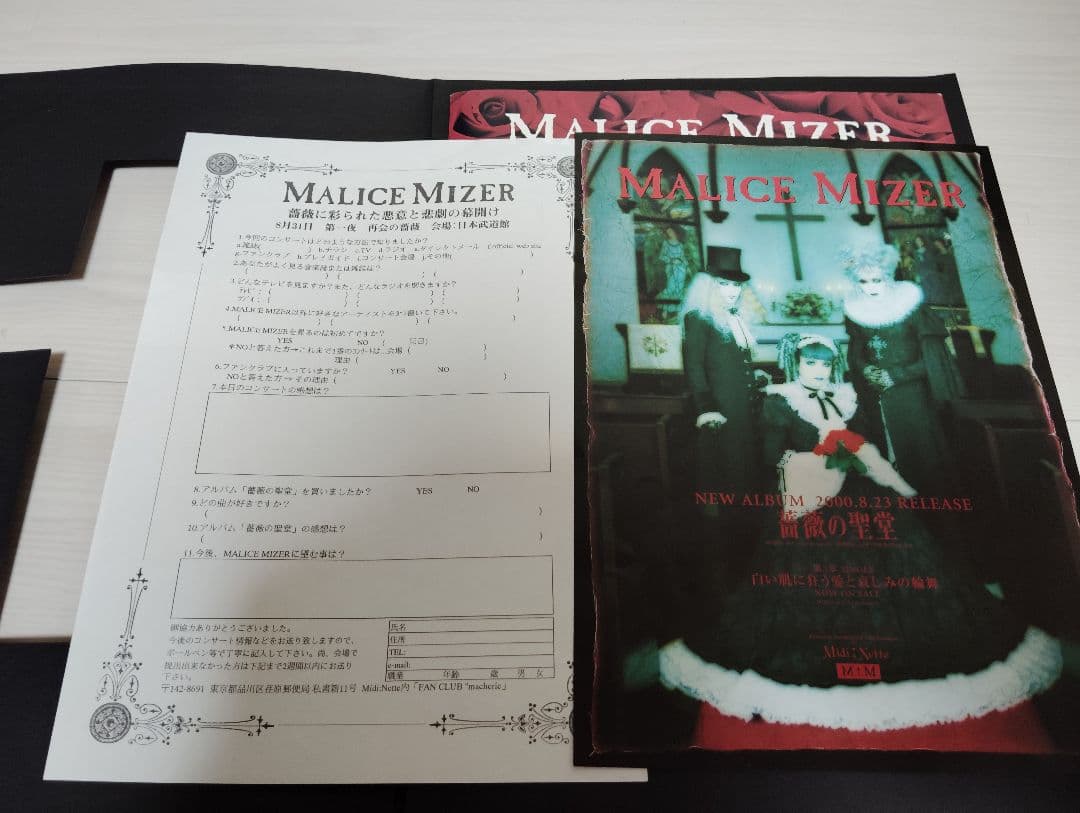 薔薇に彩られた悪意と悲劇の幕開けパンフレット