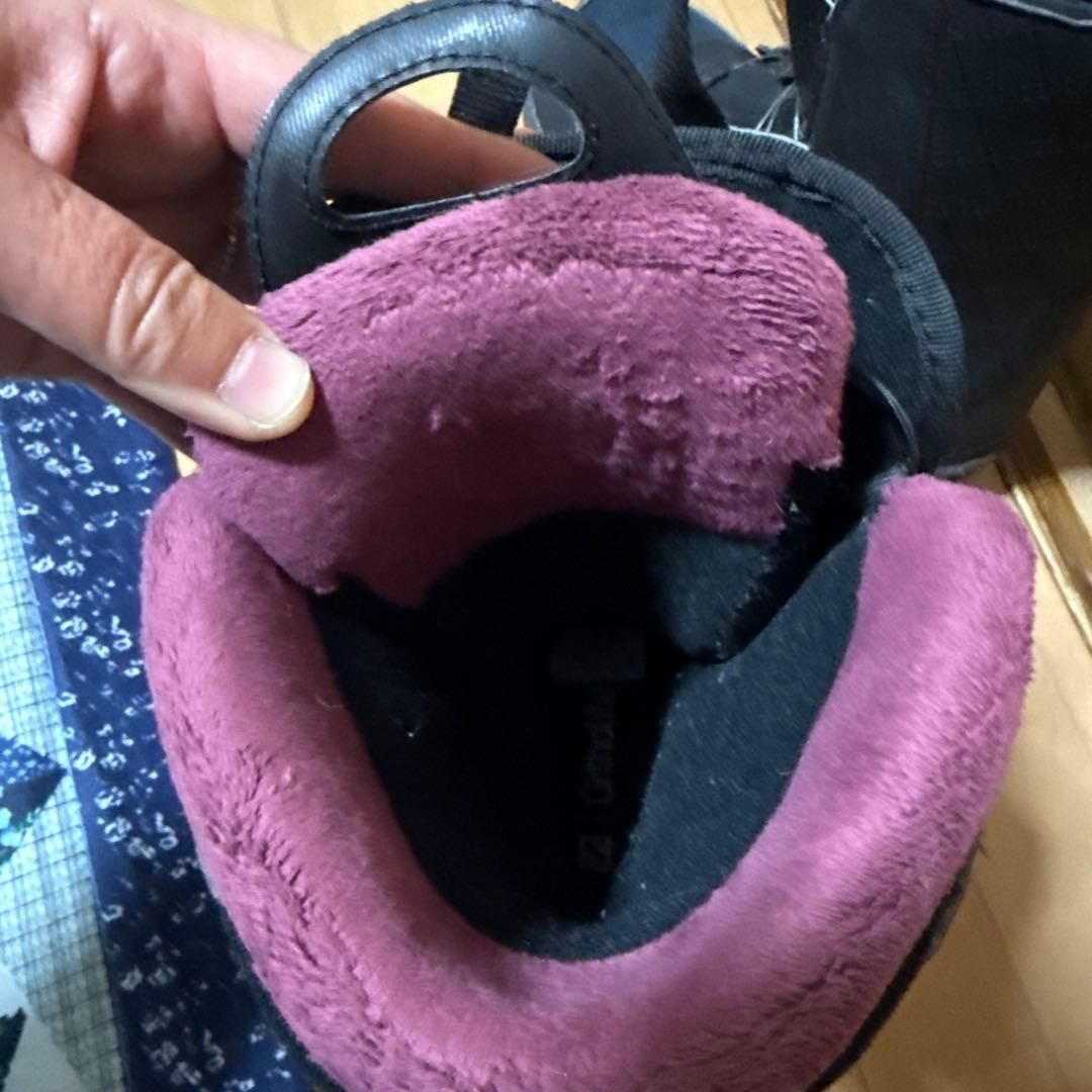 Salomon レディース スノーボードブーツ ブラック/パープル 24cm