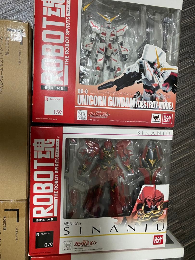 ロボット弾　ユニコーンガンダム　7体セット