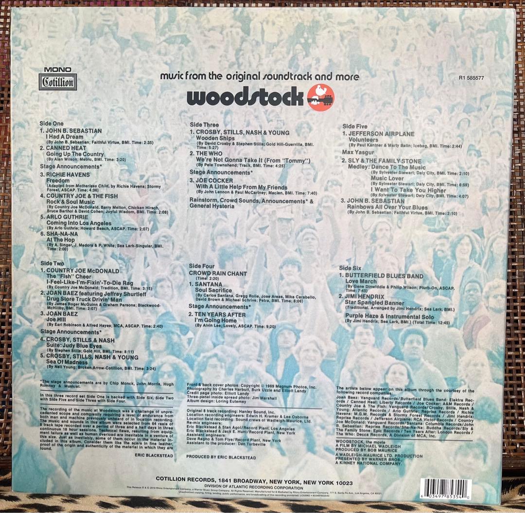 洋楽 Woodstock : Original Soundtrack 3LP