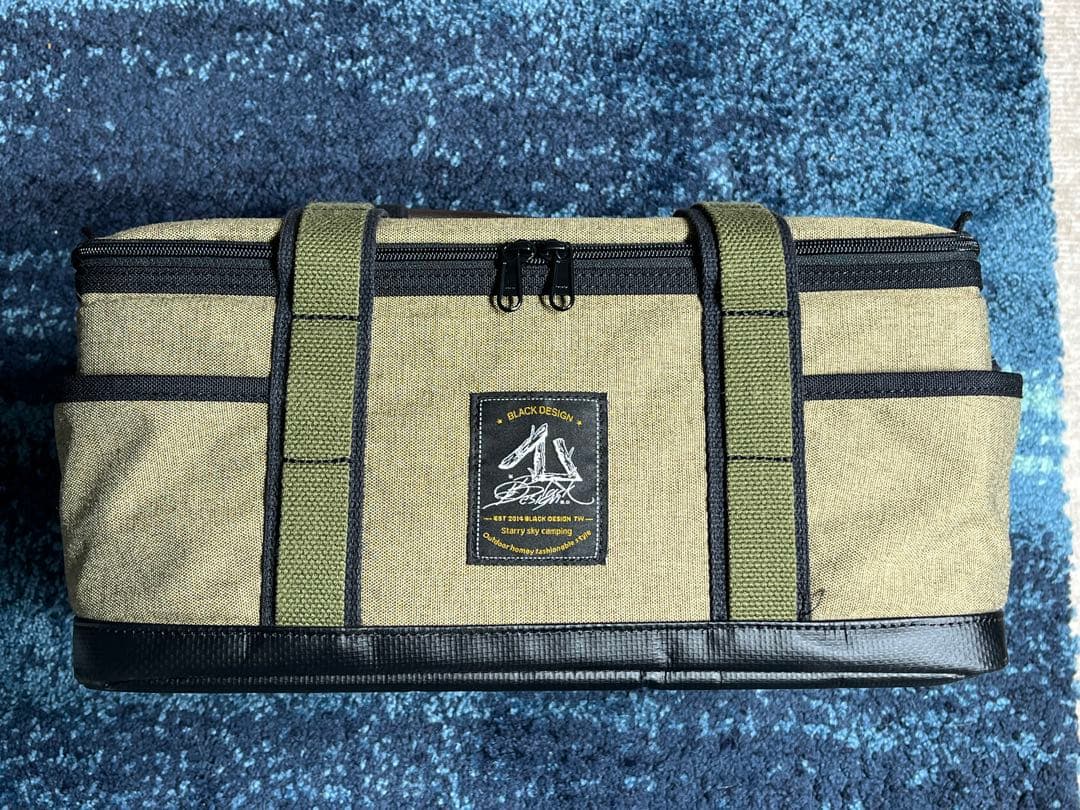 ブラックデザイン　アイアンプレート&ストレージバッグ　セット