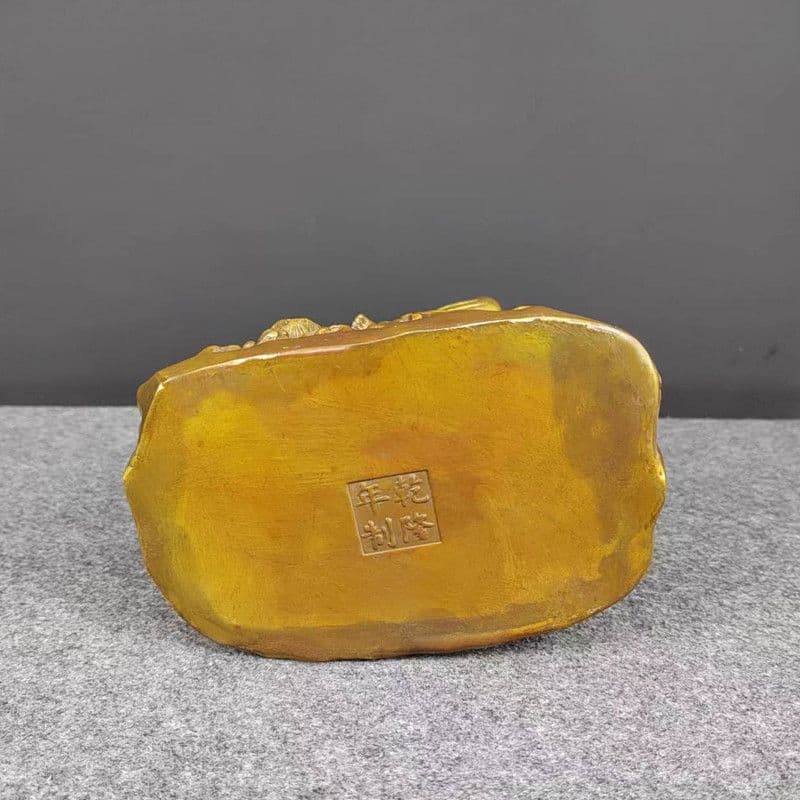 銅器 仏像 竜樹菩薩 蛇仙 仏堂 供養 鎮宅 辟邪 開運風水 招財 置物 工芸品