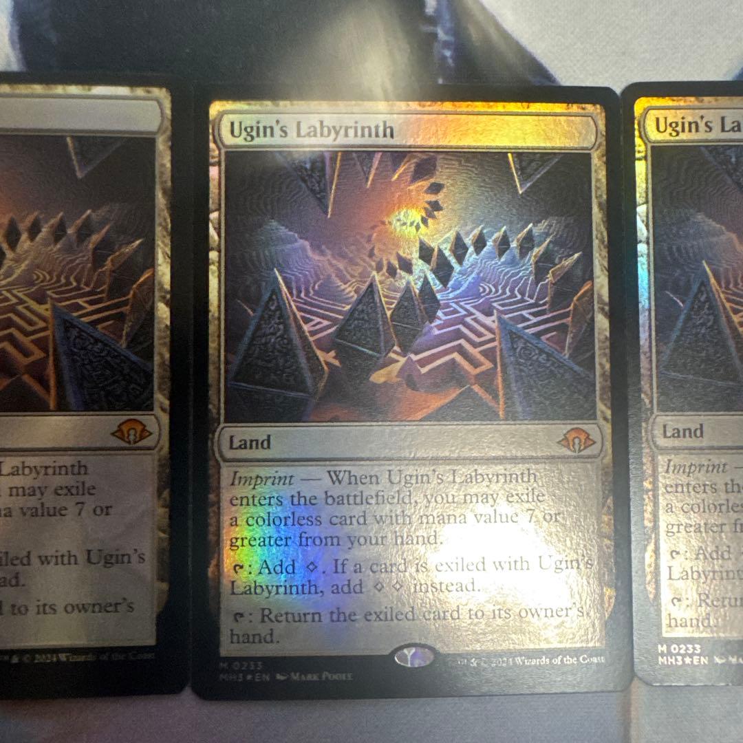 ウギンの迷宮　Ugin's Labyrinth 4枚セット　foil