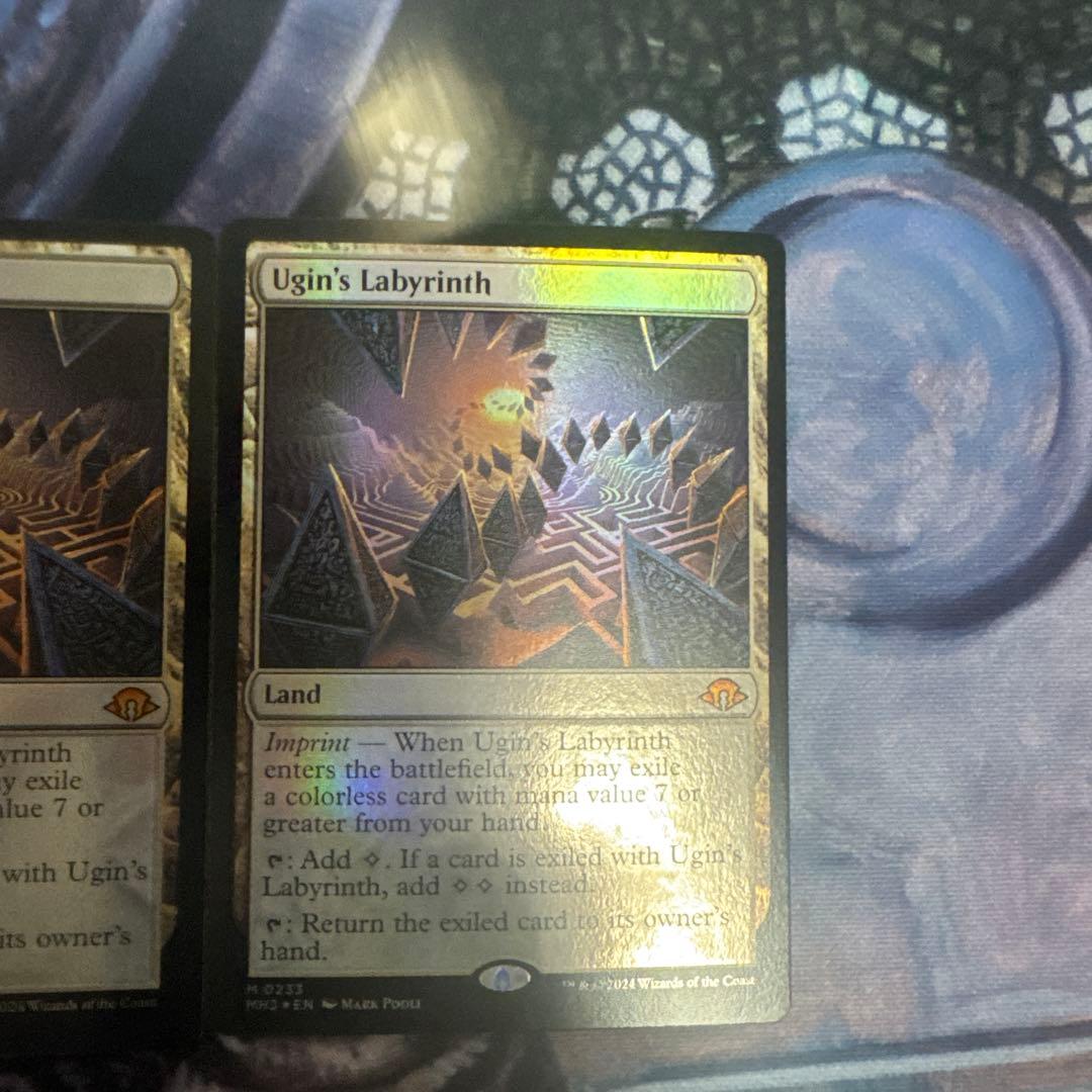 ウギンの迷宮　Ugin's Labyrinth 4枚セット　foil