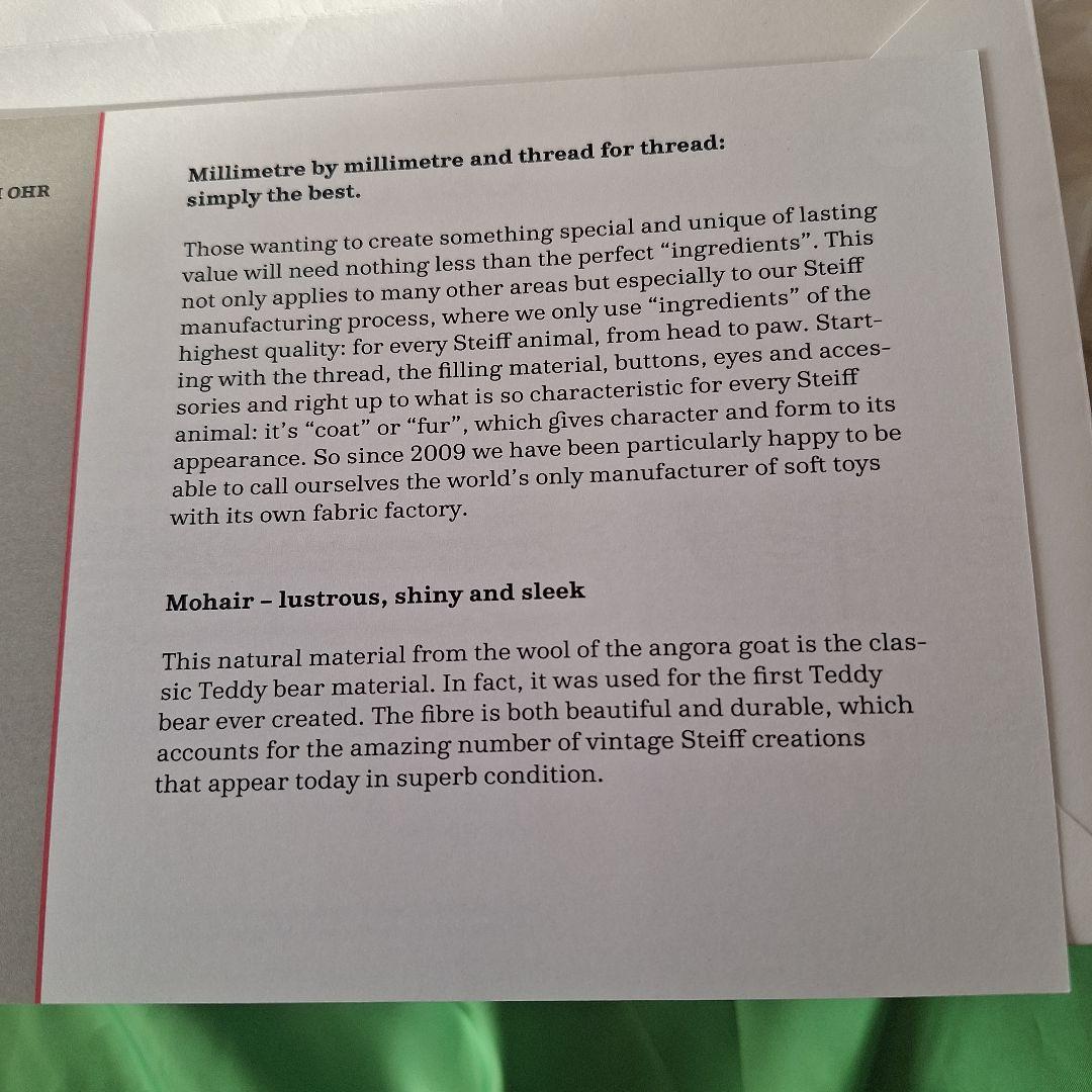 シュタイフ　15周年　シナモロール　限定　サンリオ