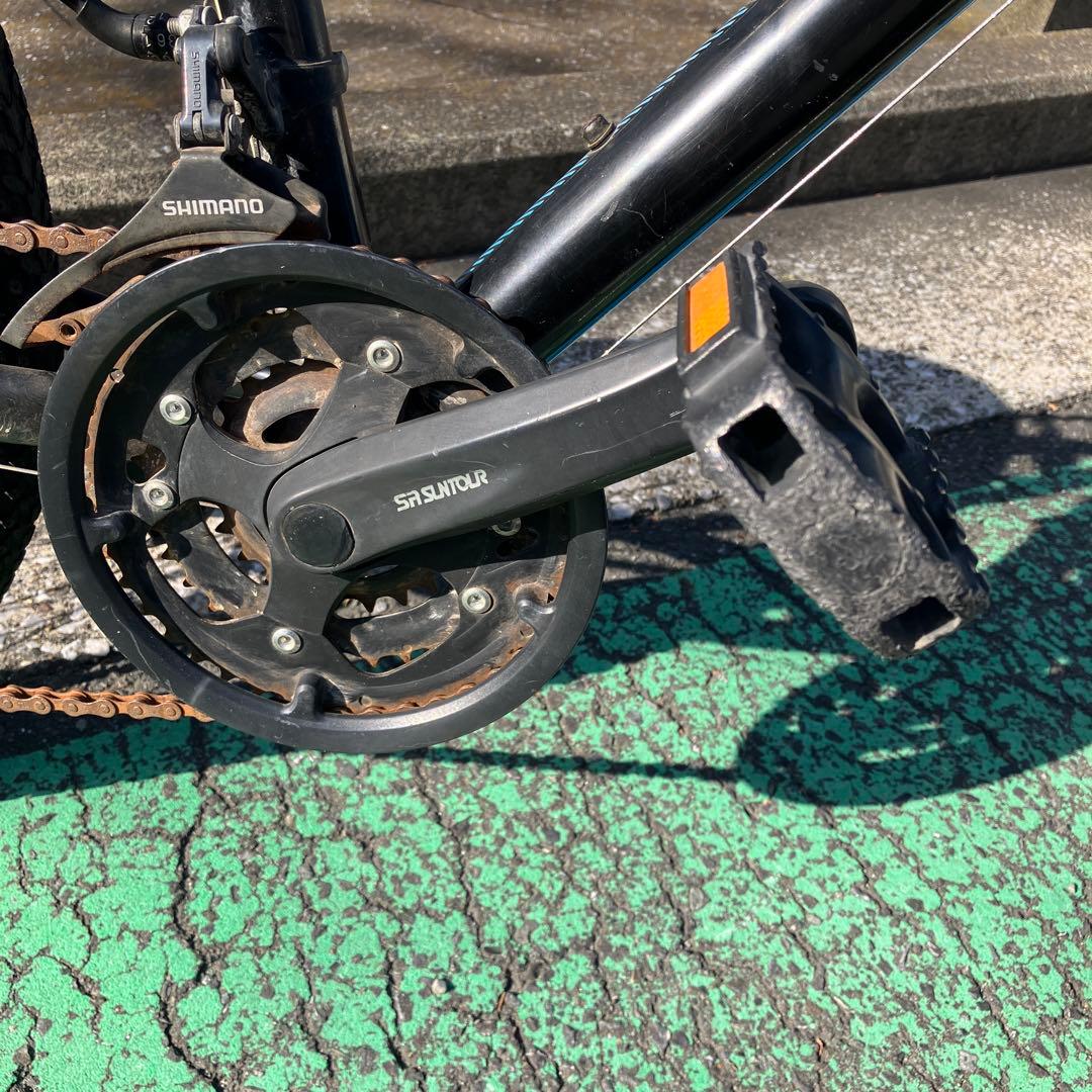 HARO ジュニアスポーツ自転車 24インチ ブラック/ブルー