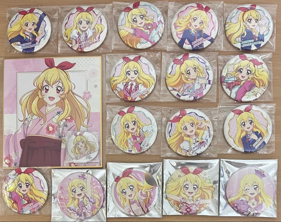 ゆ*う様 アイカツ 星宮いちご 音城セイラ アクスタ 缶バッジ ポストカード グ
