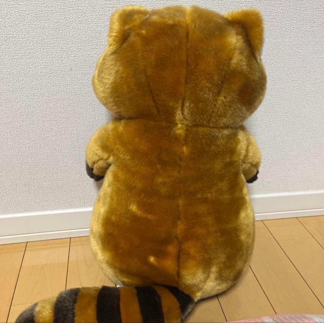 美品あらいぐまラスカル当時品　たぬきのぬいぐるみ　当時品