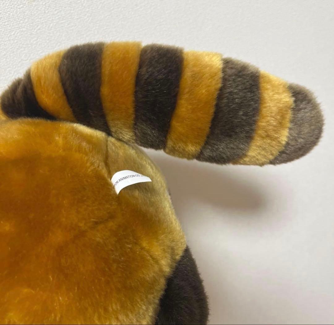 美品あらいぐまラスカル当時品　たぬきのぬいぐるみ　当時品