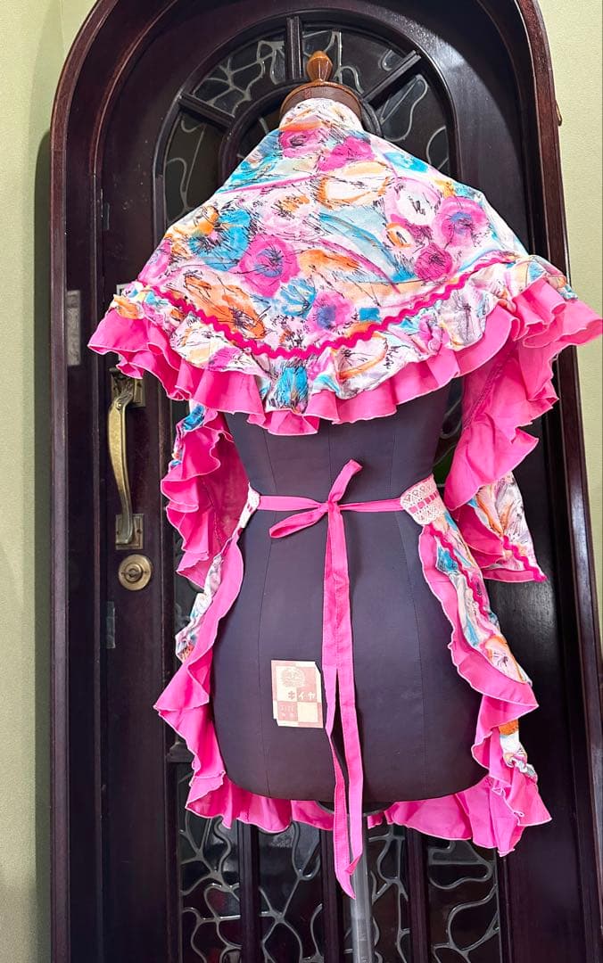 フラメンコ カラフル　ジージョ＆エプロン セット ／一点もの／舞台・発表会用