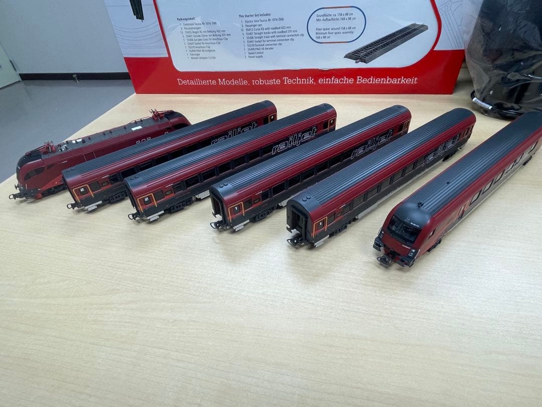 PIKO製 railjet スターターセット + 増結２両 HOゲージ