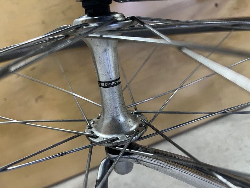 DEROSA　クロモリ　デローザ　600　コンポ　チューブラータイヤ